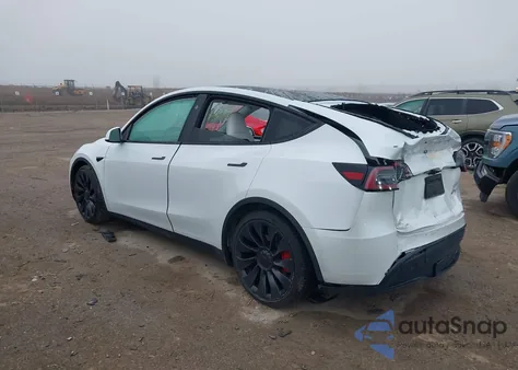 2023 Tesla Model Y Performance Dual Motor All-Wheel Drive from USA, damaged, VIN 7SAYGDEF1PF864976